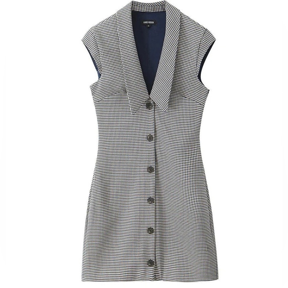 NWT ZARA PLAID MINI DRESS SIZE S
